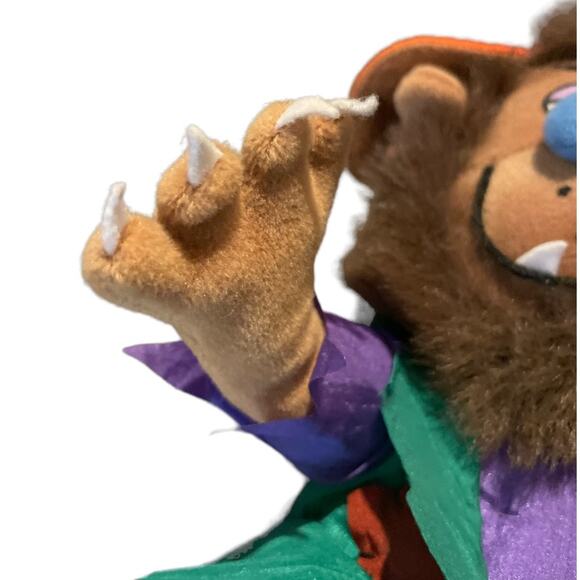 Vintage 1997 12” Monster Bash Werewolf Bad To The Bone Plush - Picture 5 of 6